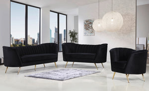 Josefina Chair In Black Velvet