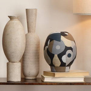 Pablo Ceramic Decorative Vase, Short
