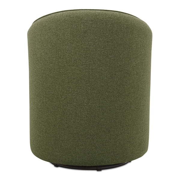 Sylvie Outdoor Swivel Dining Chair in Green