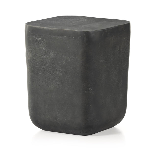 Basil Outdoor Square Drink Table In Grey