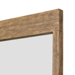 Ledge Floor Mirror - Distressed Light Pine