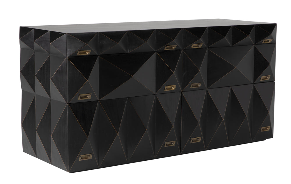 Allegra Dresser, Hand Rubbed Black