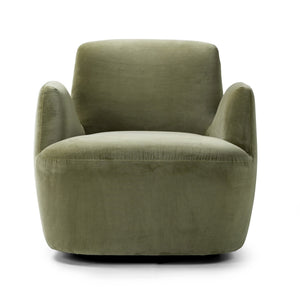 Reed Swivel Chair In Sapphire Sage