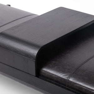 Fawkes Bench In Brushed Ebony