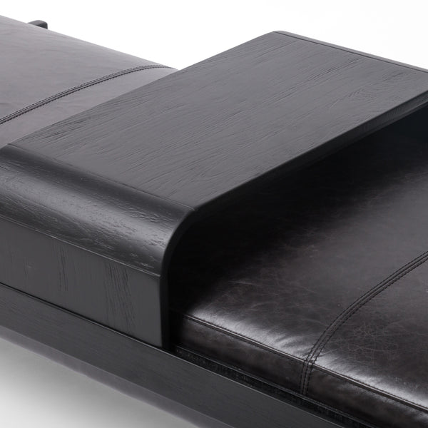Fawkes Bench In Brushed Ebony