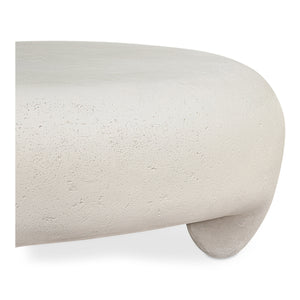 Moe's Ines Outdoor Coffee Table in White