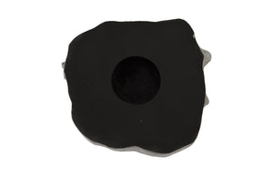 Log Wall Slice, Silver Leaf