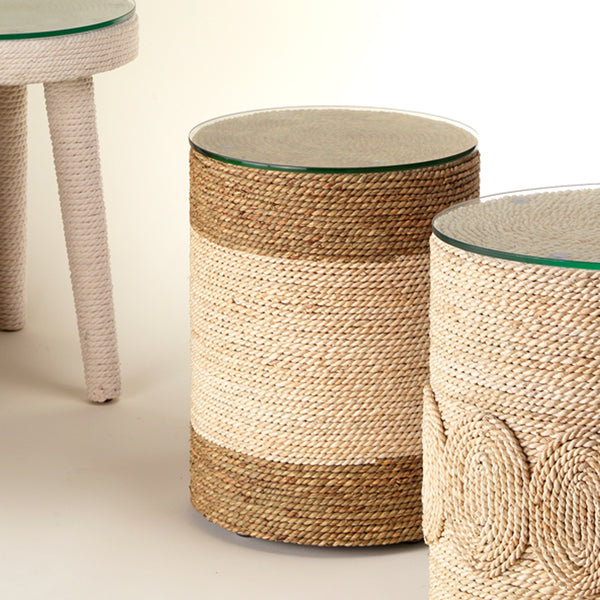 Saint Bart's Seagrass Side Table