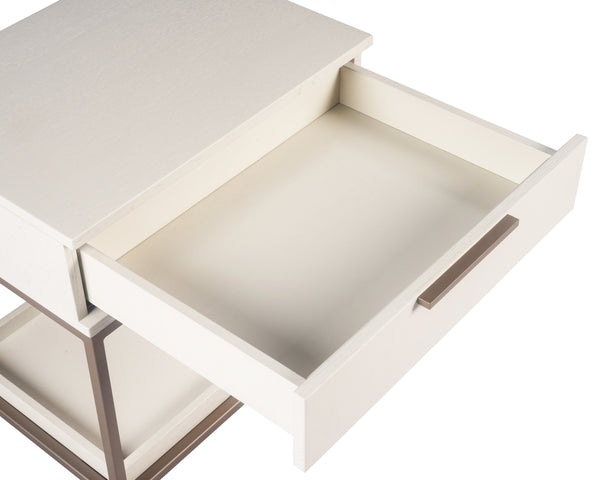 REBEL NIGHTSTAND - SMALL - CHAMPAGNE GOLD - CREAM