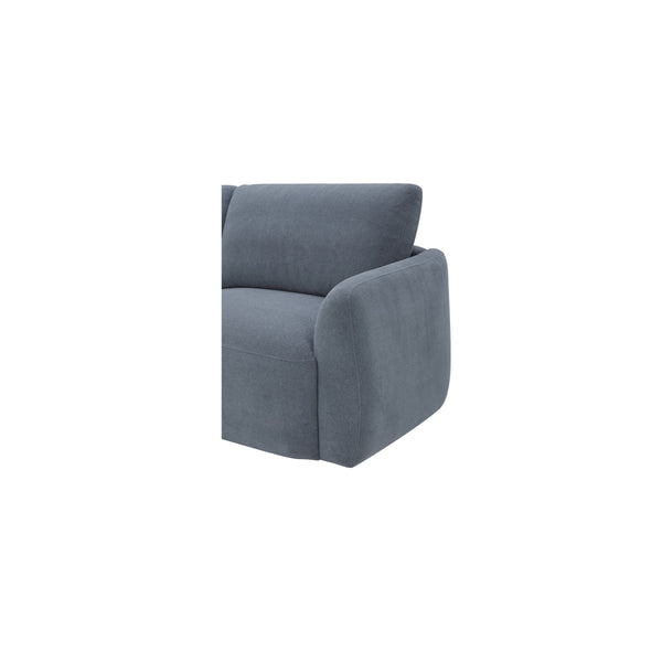 Moe's Callie Sofa 91" in Slate Blue with High Back