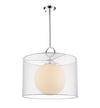 Arosia 1 Light Pendant in Chrome Finish