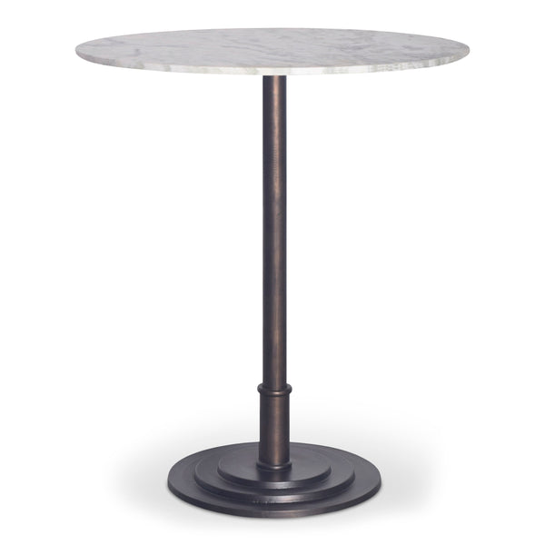 Tori Outdoor Counter Table with White Marble Top