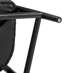 Keanu Boucle Counter Stool Black Legs, Stanton Black 