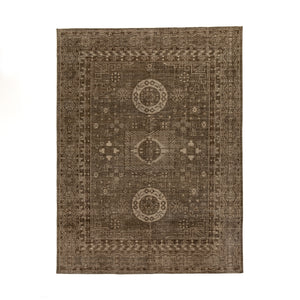 Cortona Hand Knotted Rug In Olive In 8'X10'