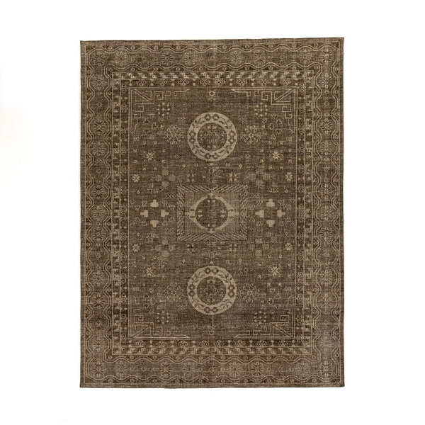 Cortona Hand Knotted Rug In Olive In 8'X10'