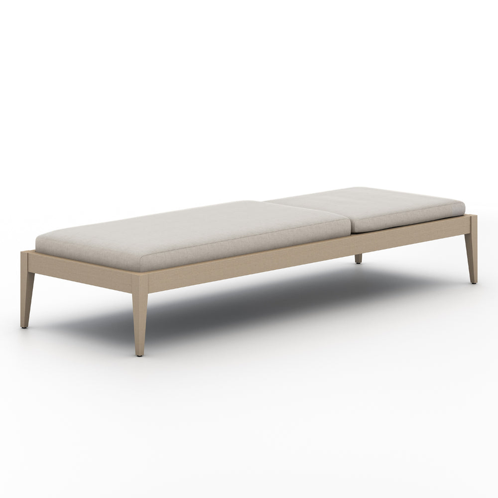Sherwood Outdoor Chaise Lounge In Bwn/Stone