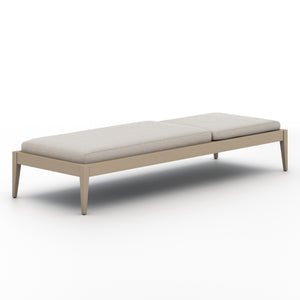 Sherwood Outdoor Chaise Lounge In Bwn/Stone