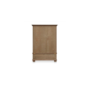 Moe's Lillian Tall Cabinet Brown with Glass Doors