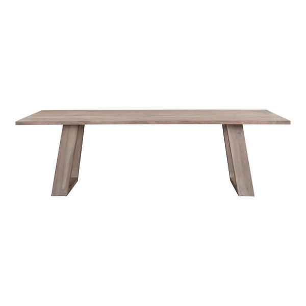 Moe's Tanya Dining Table Light Grey for 8