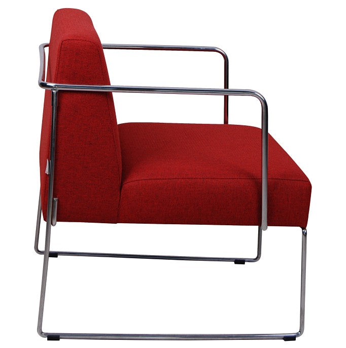 astoria contemporary lounge chair in wool