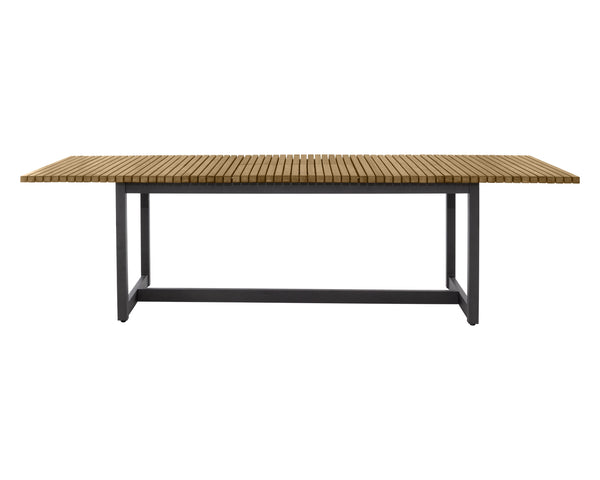 GENEVE EXTENSION DINING TABLE - NATURAL - 83" to 107"