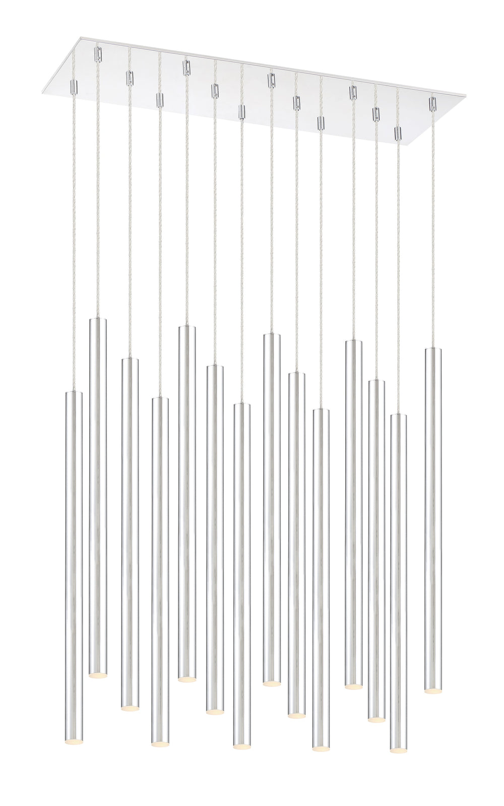 Forest 14 Light Island/Billiard in Chrome Finish