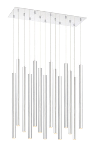 Forest 14 Light Island/Billiard in Chrome Finish