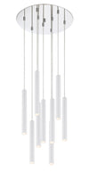 Forest 9 Light Island/Billiard in Chrome Finish