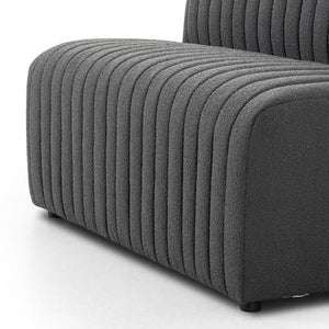 Build Your Own: Augustine Dining Banquette - FIQA Boucle Charcoal