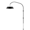 Cuna Black 1-Light Wall Lamp with Black Wall Hanger