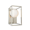 Eclipse 1 Light Wall Light in Polished Nickel