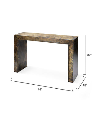 Charlemagne Acid Wash Console Table
