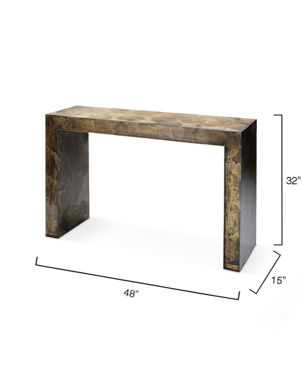 Charlemagne Acid Wash Console Table