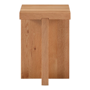 Moe's Folke Side Table Natural Solid Oak