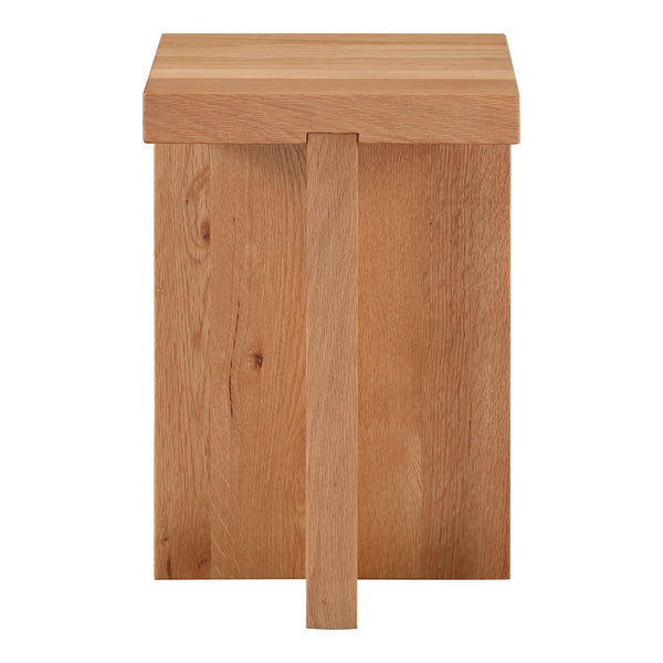 Moe's Folke Side Table Natural Solid Oak