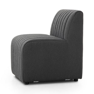 Build Your Own: Augustine Dining Banquette - FIQA Boucle Charcoal