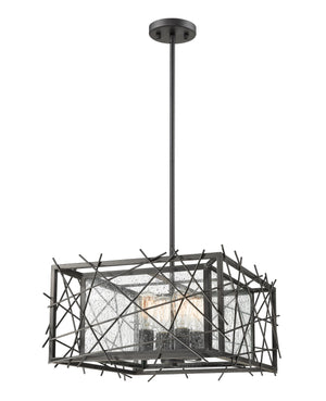 Stanwood 4 Light Pendant in Bronze Finish