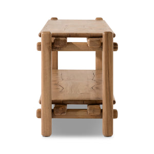 Marcia Low Console Table in French Oak
