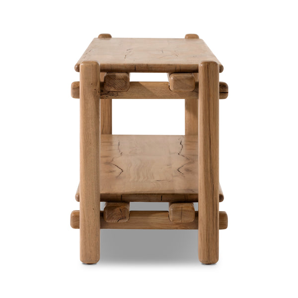 Marcia Low Console Table in French Oak