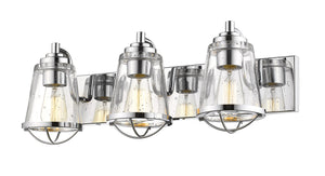 Mariner 3 Light Vanity in Chrome Finish