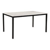 Moe's Parson Small Marble Dining Table, White