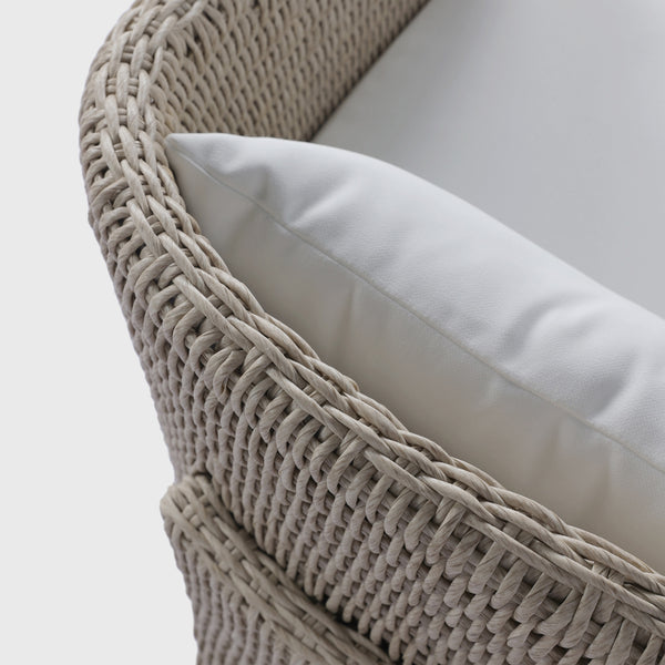 Fae Outdoor Dining Chair in White