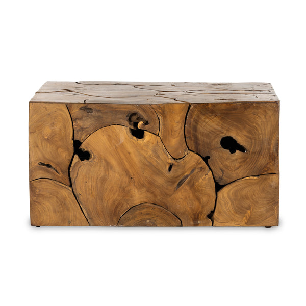 Tomlin Outdoor Bunching Table In Teak Root