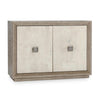 Denver Solid Wood 2Dr Cabinet - Gray/White