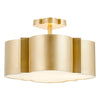 Wyatt 3Lt Dual Mount In Aged Brass