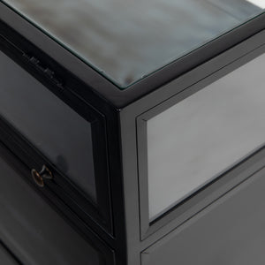 Shadow Box Sideboard In Black