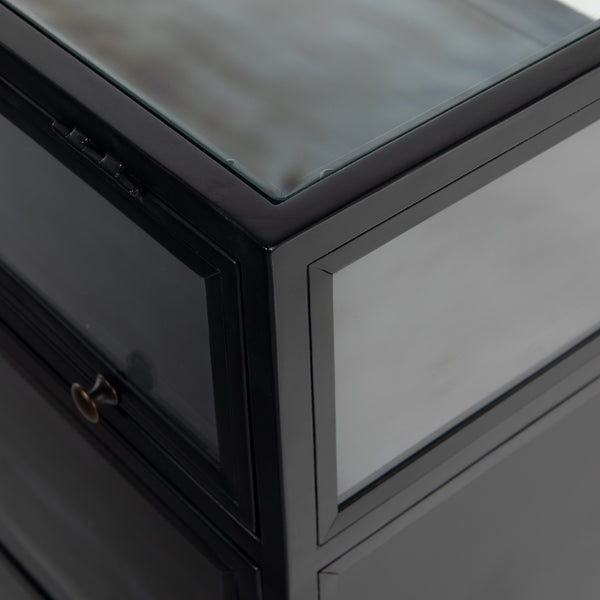 Shadow Box Sideboard In Black