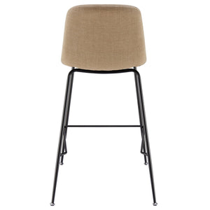Caleb Fabric Counter Stool In Penta Linen