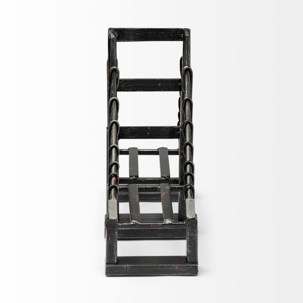 Suspension Set of 2 19L x 4W Brown Wrought Iron Suspension Bridge Bookends