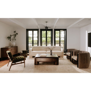 Anderson Armchair in Dark Ivy Velvet
